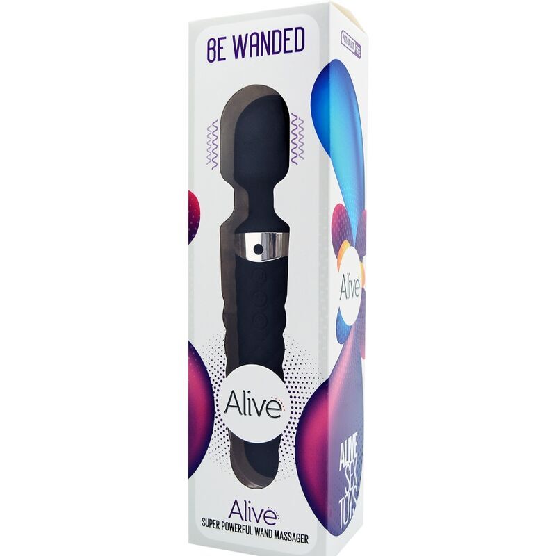 ALIVE – MASSEUR VIBRATEUR BE WANDED NOIR