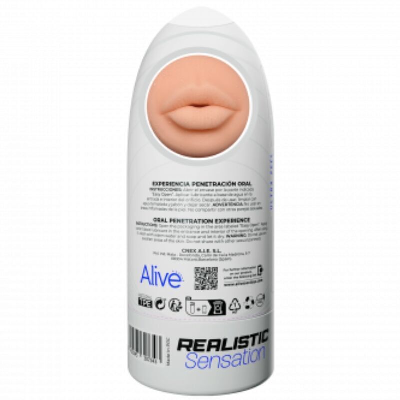 ALIVE – MASTURBATEUR MÂLE FLEX ORAL TAILLE M