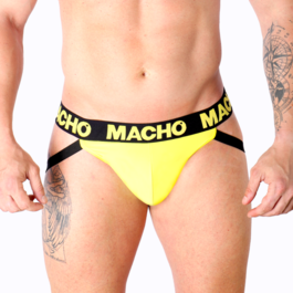 MACHO – MX25A JOCK LYCRA AMARILLO S