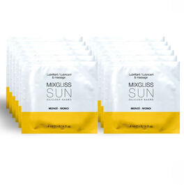 MIXGLISS – LUBRIFIANT À BASE DE SILICONE AROMA MONOI 12 UNIDOSE 4ML