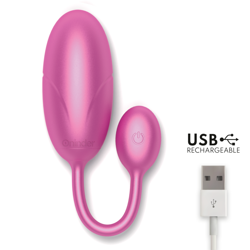 ONINDER – TOKYO OEUF VIBRATEUR ROSE 7.5 X 3.2 CM – APPLICATION GRATUITE