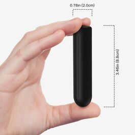 ARMONY – BULLET VIBRATEUR WARHEAD NOIR 2 CM x 8.8 CM