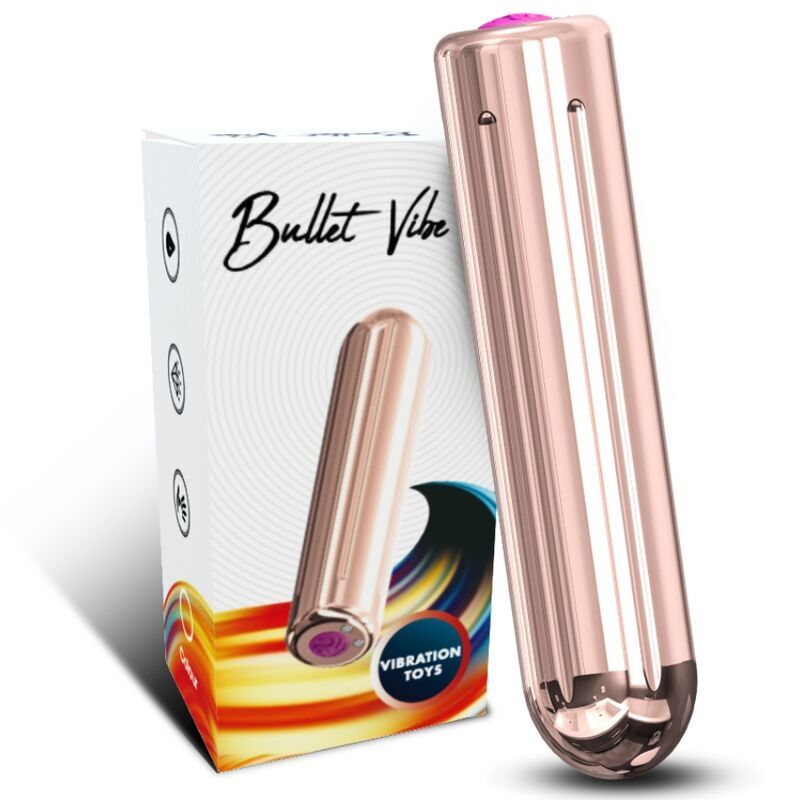 ARMONY – WARHEAD VIBRATOR BULLET TÉLÉCOMMANDE DORÉ 2 CM X 8.8 CM