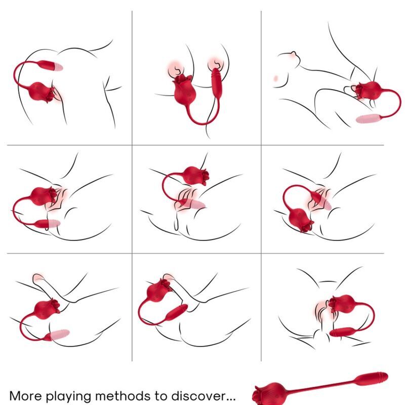 ARMONY – ROSELIP LICKING VIBRANT CLITO & VIBRATEUR ROUGE