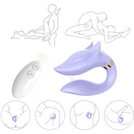 ARMONY – VIBRATEUR FOX POUR COUPLES TÉLÉCOMMANDE VIOLET