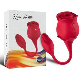 ARMONY – ASPIRATEUR ET VIBRATEUR DE CLITORIS ROSE 10 MODES ROUGE