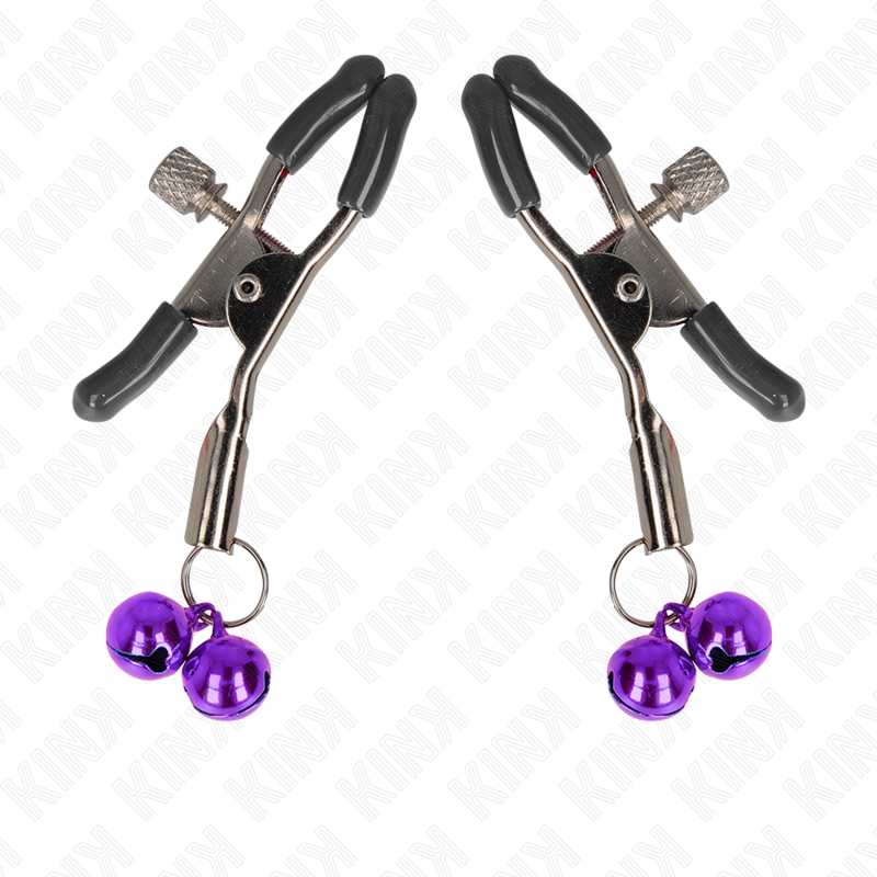 KINK – PINCE À METON DOUBLE CLOCHE VIOLET 6 CM