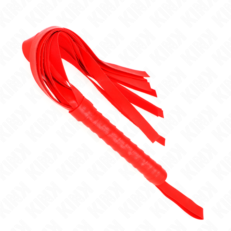 KINK – Fouet à queue large rouge 48,5 CM