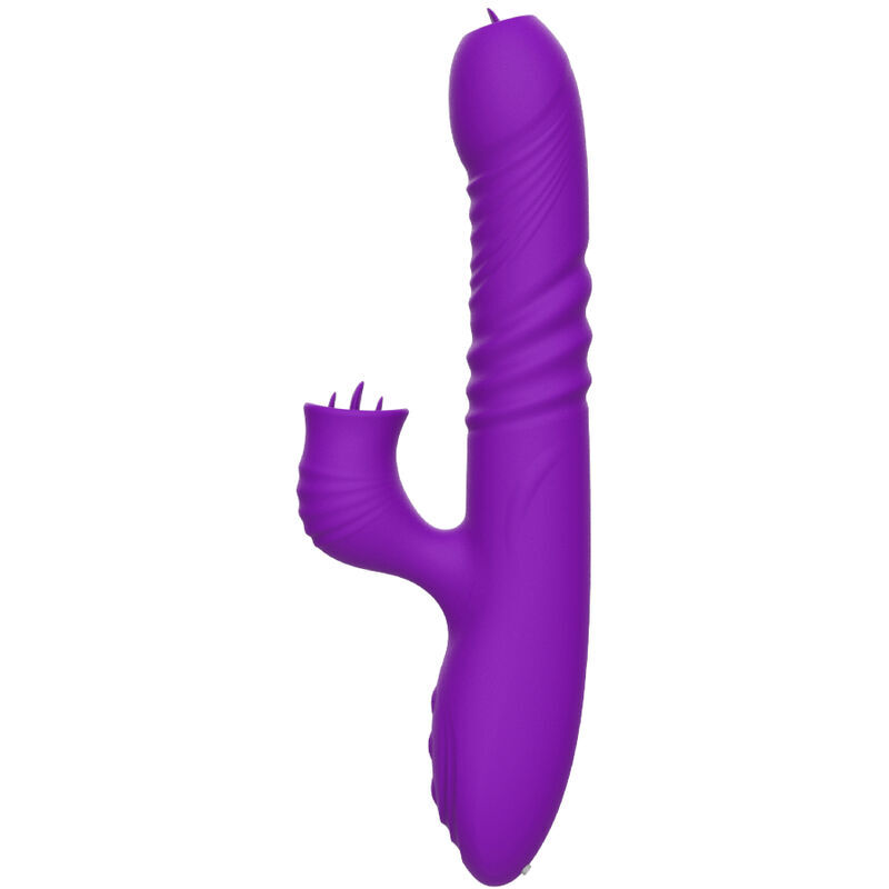 ARMONY – VIBRATEUR LAPIN ENTIÈREMENT G SPOT AVEC LANGUE STIMULANTE EFFET CHALEUR VIOLET