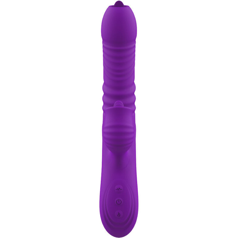 ARMONY – VIBRATEUR LAPIN ENTIÈREMENT G SPOT AVEC LANGUE STIMULANTE EFFET CHALEUR VIOLET