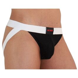 BURN – 004 JOCK BRILLANT NOIR / BLANC S