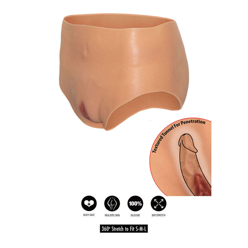 DÉSIR CACHÉ – ALTER EGO CULOTTE VAGIN OUVERT TAILLE HAUTE COULEUR