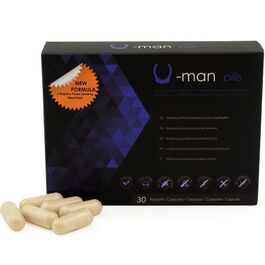 500 COSMETICS – U-MAN AUGMENTE LA TAILLE DU PÉNIS ET LA PUISSANCE SEXUELLE – 30 CAPSULES