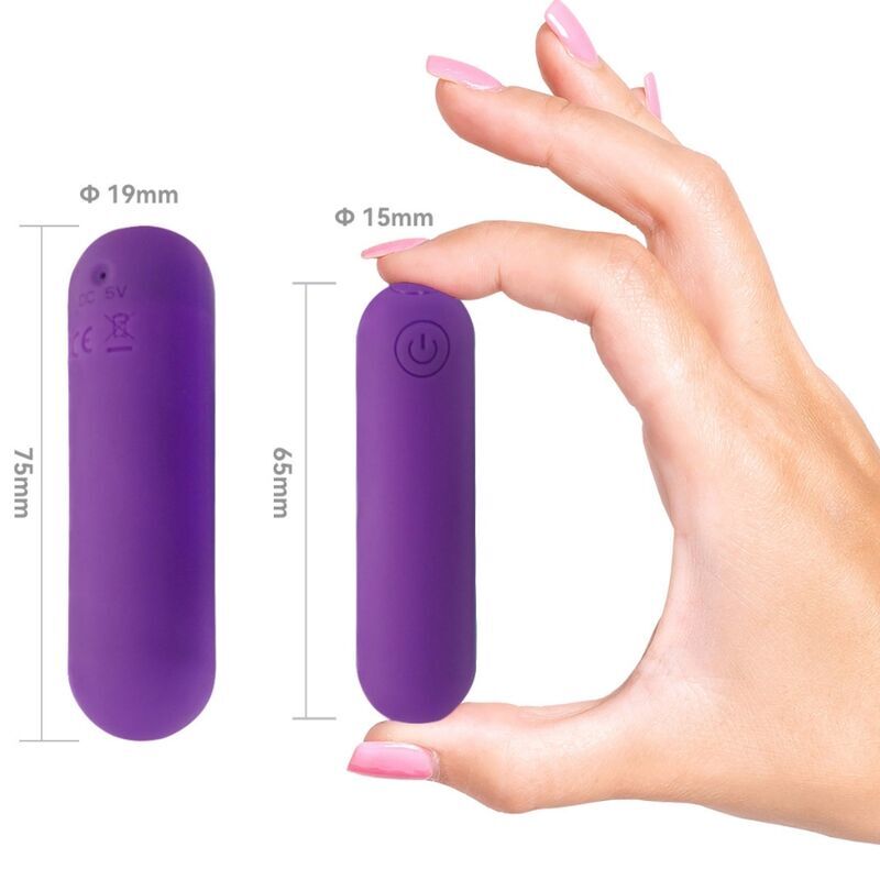 ARMONY – SPLASH HAHA VIBRATEUR BULLET SILICONE 10 VIBRATIONS 75 X 19 CM VIOLET