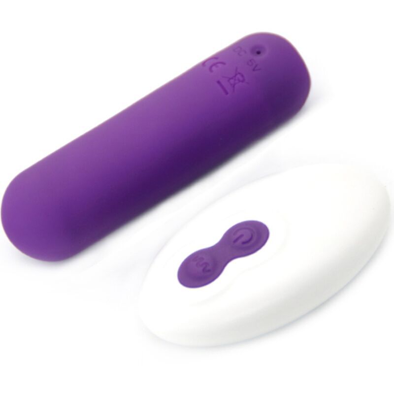 ARMONY – SPLASH JOIE VIBRATEUR BULLET TÉLÉCOMMANDE EN SILICONE 10 VIBRATIONS 75 X 19 CM VIOLET