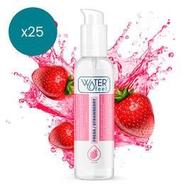 WATERFEEL – LUBRIFIANT À BASE D »EAU DE FRAISE 175 ML PACK 25 UNITÉS