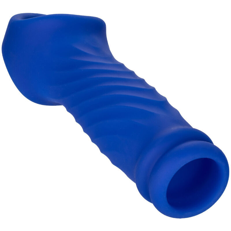 CALEXOTICS – ADMIRAL COUVERCLE DE PÉNIS WAVE SILICONE LIQUIDE BLEU