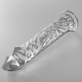NEBULA SERIES BY IBIZA – MODELE 12 DILDO CRISTAL TRANSPARENT 17 CM -O- 3.5 CM