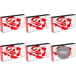 EXPERIENCE – KIT FÉTICHE BDSM SÉRIE ROUGE 5+1 GRATUIT