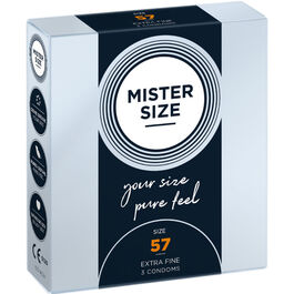 MISTER SIZE – PRÉSERVATIF TAILLE L 57 MM (3 UNITÉS)