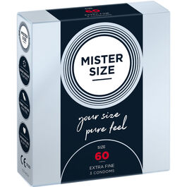 MISTER SIZE – PRÉSERVATIF TAILLE XL 60 MM (3 UNITÉS)