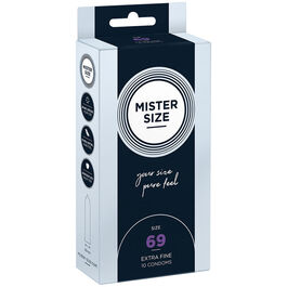 MISTER SIZE – PRÉSERVATIFS TAILLE XXXL 69 MM (10 UNITÉS)