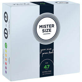 MISTER SIZE – PRÉSERVATIFS TAILLE XS 47 MM (36 UNITÉS)