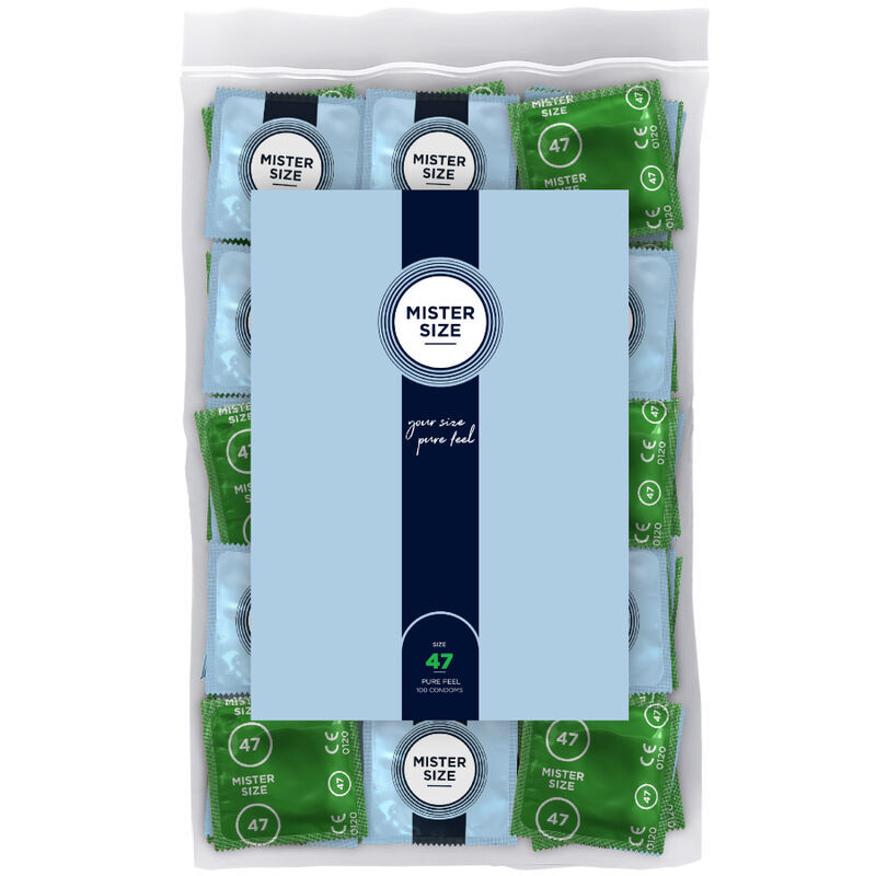 MISTER SIZE – PRÉSERVATIF TAILLE XS 47 MM (100 UNITÉS)