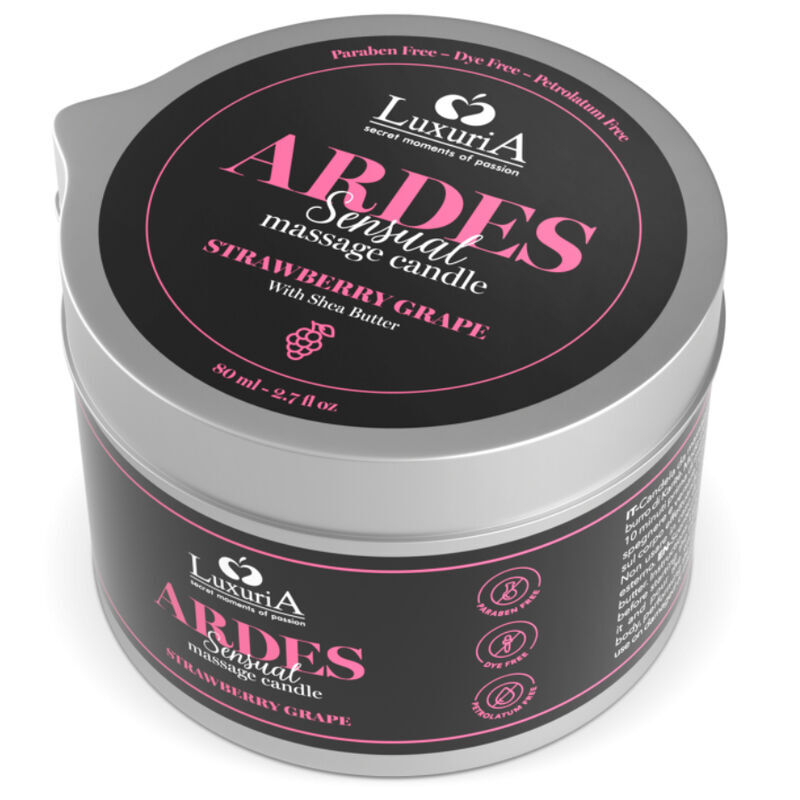 INTIMATELINE LUXURIA – BOUGIE DE MASSAGE AU RAISIN