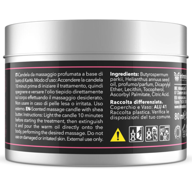 INTIMATELINE LUXURIA – BOUGIE DE MASSAGE AU RAISIN