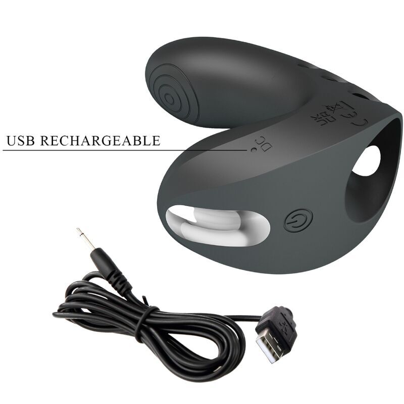 PRETTY LOVE – VIBRATEUR DOIGT CAMELIA 7 VIBRATIONS NOIR