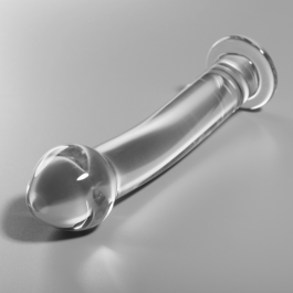 NEBULA SERIES BY IBIZA – MODELE 11 DILDO CRISTAL TRANSPARENT 16 CM -O- 3 CM