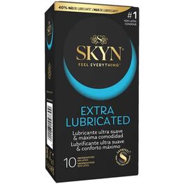 SKYN – PRÉSERVATIF EXTRA LUBRIFIÉ 10 UNITÉS