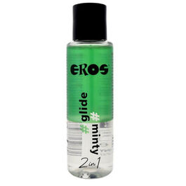 EROS – LUBRIFIANT « 2 EN 1 » GLIDE MENTHE À BASE DE SILICONE 100 ML