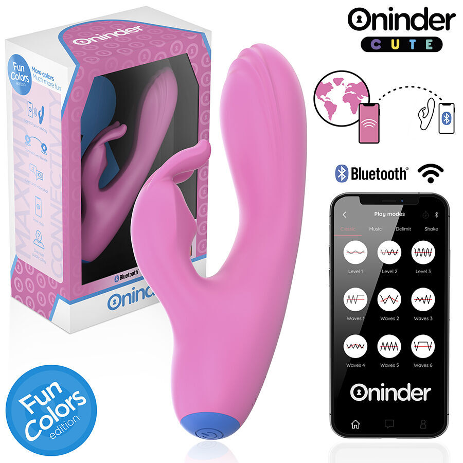 ONINDER CUTE – LOVE BUNNY VIBRATEUR POINT G CLITORIS – APPLICATION GRATUITE MONDIALE