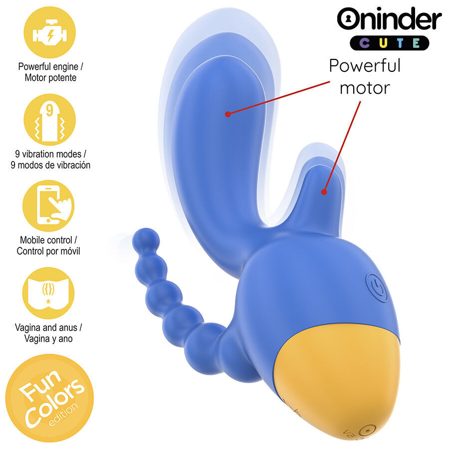 ONINDER CUTE – LOVE 3 SOME TRIPLE VIBRATEUR – APPLICATION GRATUITE DANS LE MONDE ENTIER