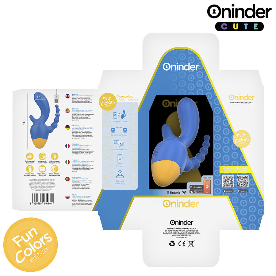 ONINDER CUTE – LOVE 3 SOME TRIPLE VIBRATEUR – APPLICATION GRATUITE DANS LE MONDE ENTIER