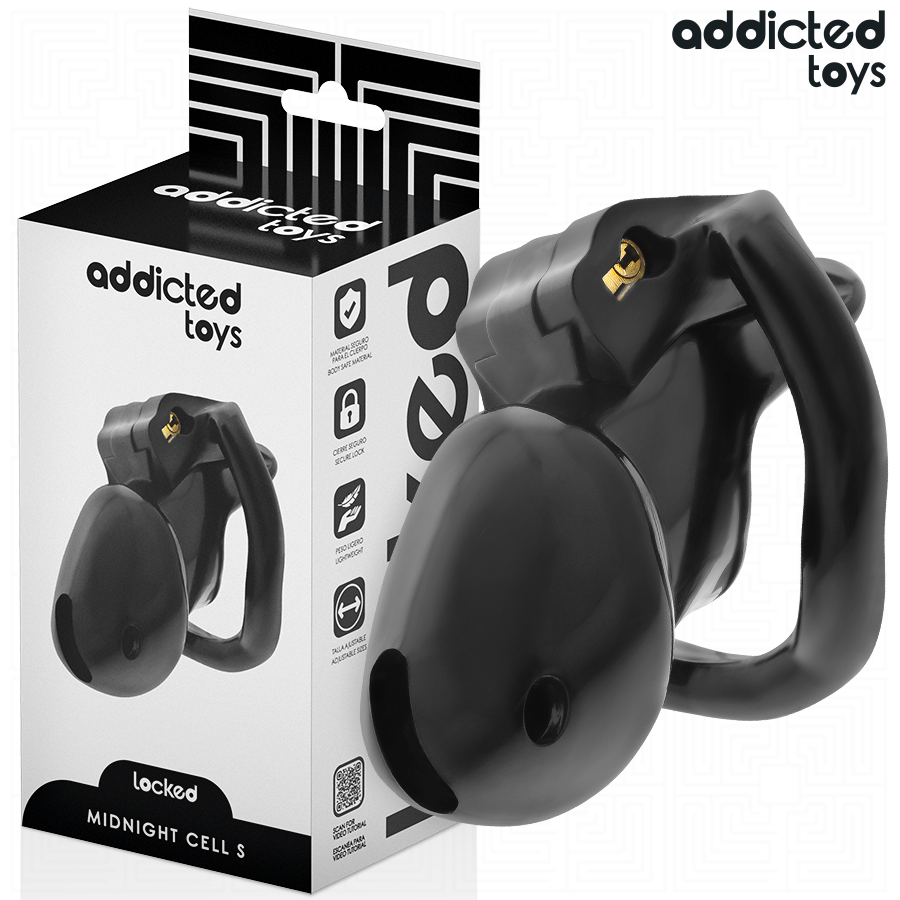 ADDICTED TOYS LOCKED – MINDNIGHT CELL CAGE À PÉNIS TAILLE S