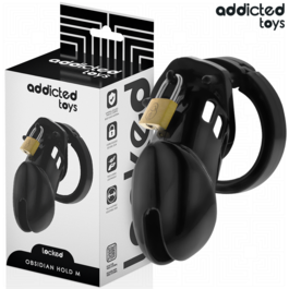ADDICTED TOYS LOCKED – CAGE À PÉNIS OBSIDIAN HOLD TAILLE M