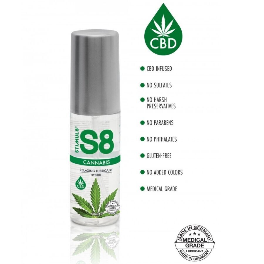 STIMUL8 – LUBRIFIANT HYBRIDE AU CANNABIS S8 50 ML