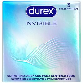 DUREX – PRÉSERVATIFS ULTRA FINS INVISIBLES 3 UNITÉS