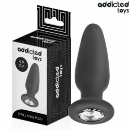 ADDICTED TOYS – PLUG ANAL AVEC BIJOU TAILLE S 8,8 CM