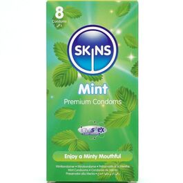 SKINS – PACK DE 8 PRÉSERVATIFS PREMIUM MENTHE