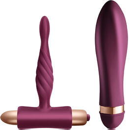 CLIMAXIMUM – DARE KIT VIBRATEUR TWISTED + PLUG ANAL DÉBUTANT
