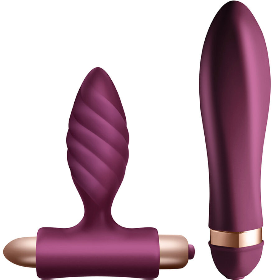 CLIMAXIMUM – KIT DESIRE VIBRATEUR TORSADÉ + PLUG ANAL