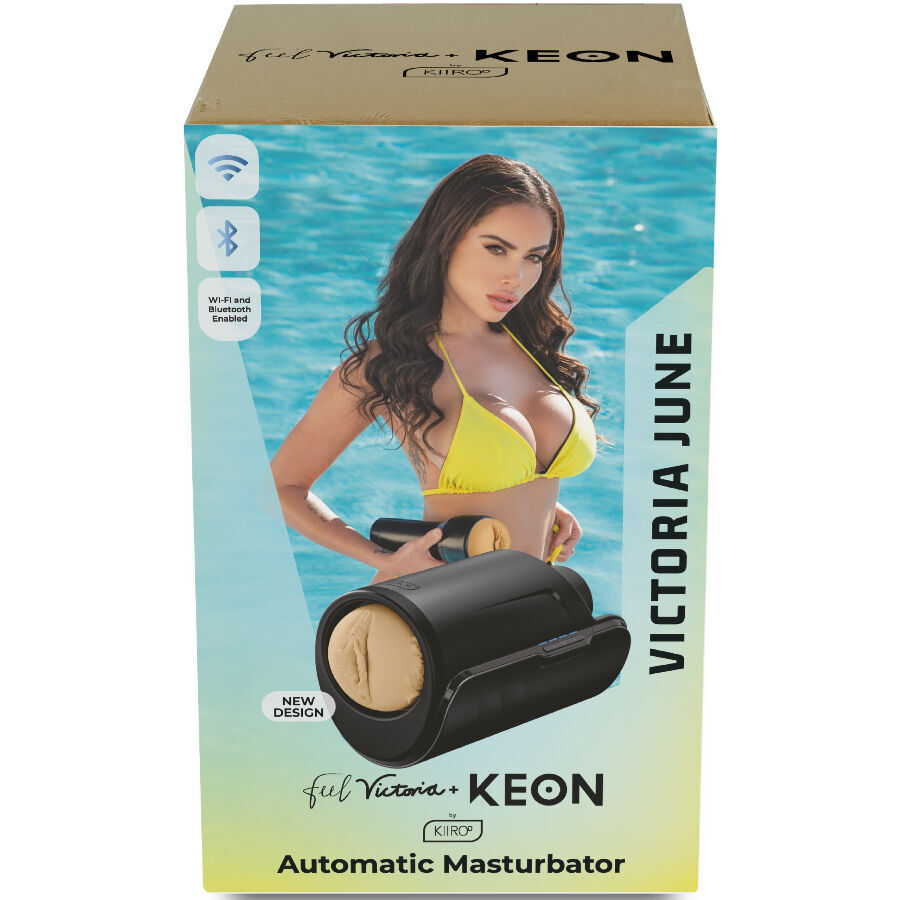KIIROO – KEON WIFI COMBO VICTORIA JUNE MASTURBATEUR AUTOMATIQUE + FEEL STROKER
