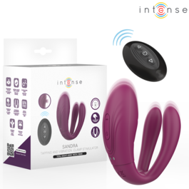 INTENSE – STIMULATEUR DE TAPOTAGE ET DE VIBRATION SANDRA AVEC TÉLÉCOMMANDE