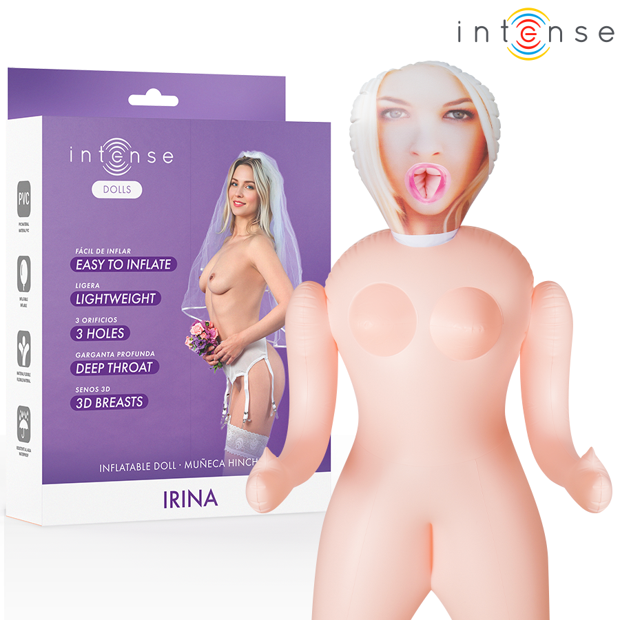 INTENSE DOLLS – POUPÉE GONFLABLE IRINA À TROIS ORIFICES