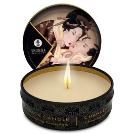 SHUNGA – BOUGIE DE MASSAGE MINI CARESS BY CANDELIGHT CHOCOLAT 30 ML