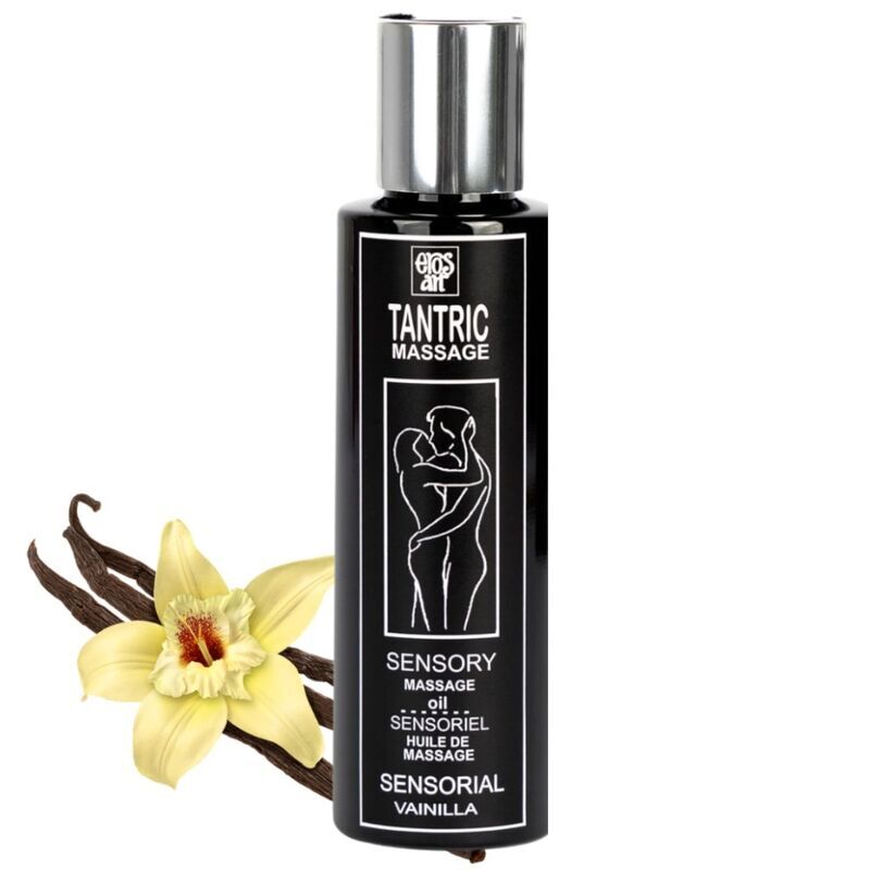 EROS-ART – HUILE DE MASSAGE TANTRIQUE NATURELLE ET VANILLE APHRODISIAQUE 100 ML